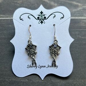 German Cuckoo Clock Earrings (Pierced)